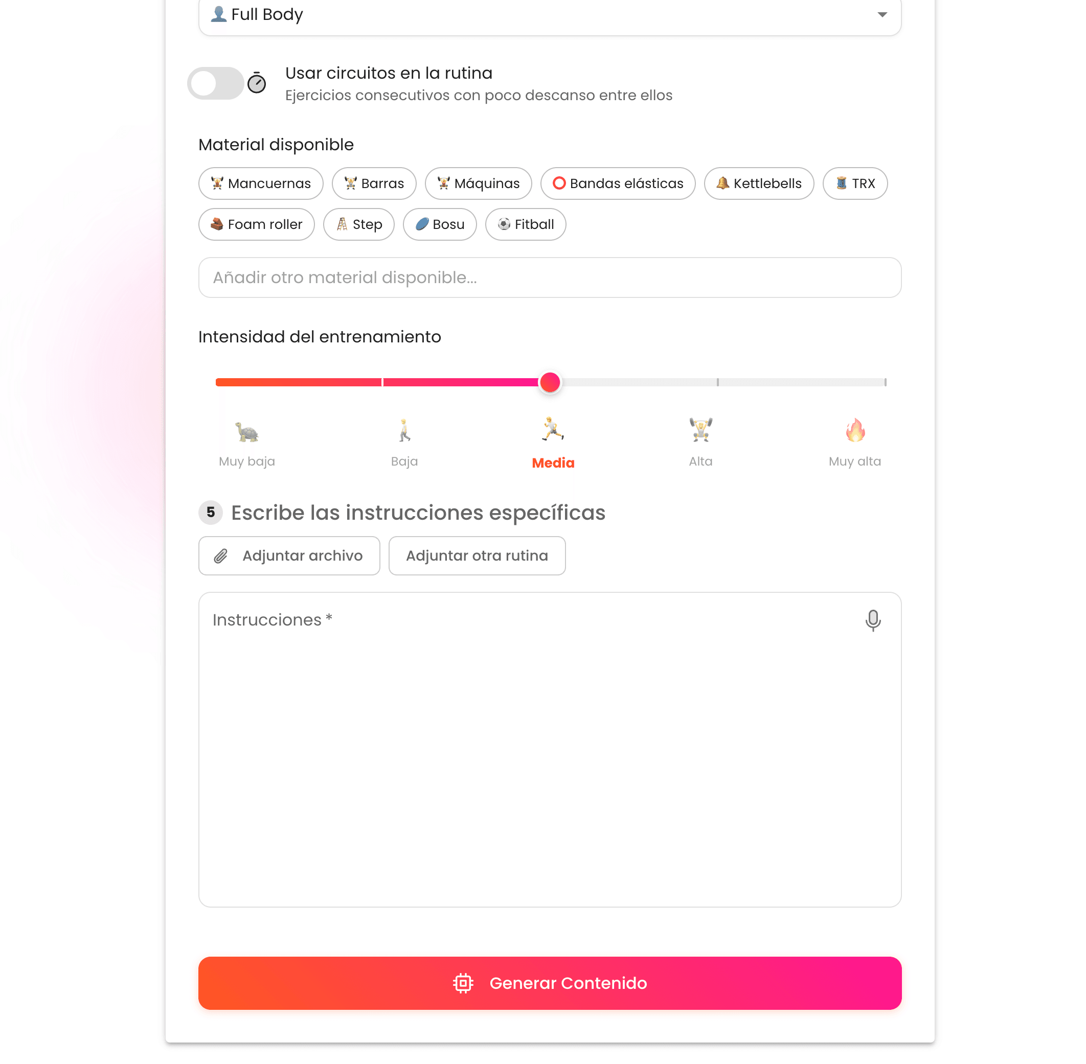 Cómo la IA genera rutinas de entrenamiento personalizadas: guía técnica para profesionales del fitness