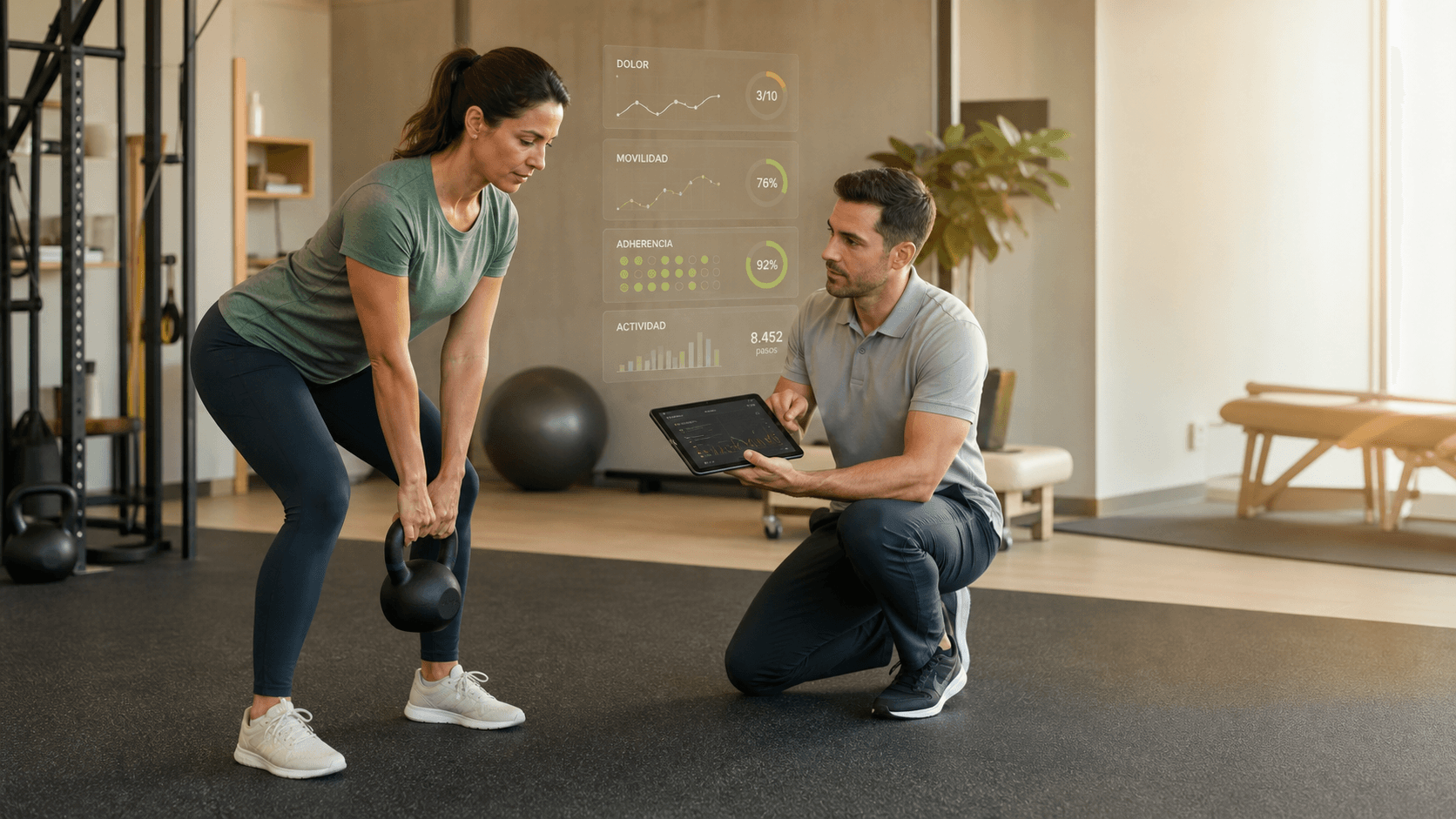 Dolor lumbar crónico e IA: cómo gimnasios, fisios y entrenadores pueden crear un servicio profesional en 2026