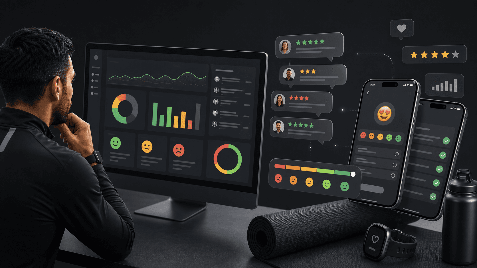 NPS y voz del cliente con IA para gimnasios y entrenadores: cómo convertir feedback en retención, reseñas y mejores servicios