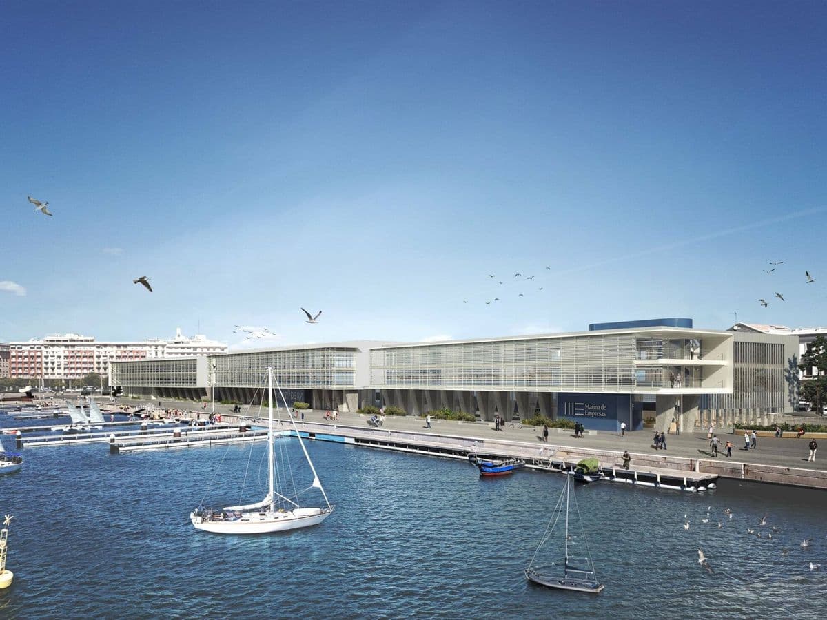 Sede de Marina de Empresas, donde está Lanzadera, en la Marina de Valencia